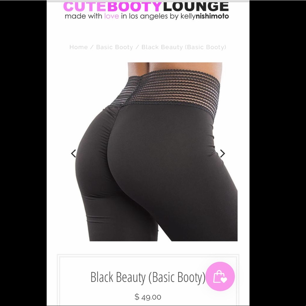 NWOT - CuteBooty Black Leggings